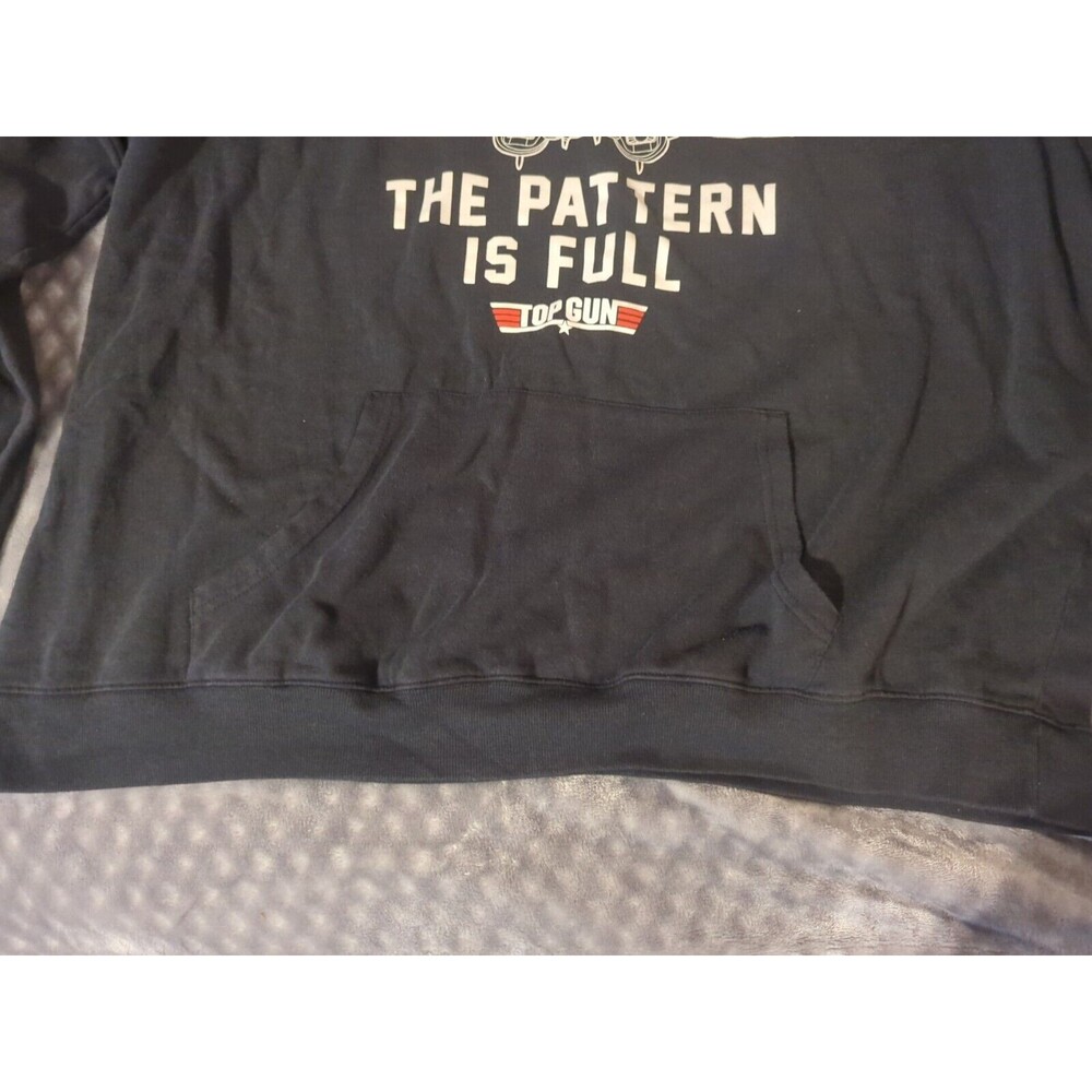 Top Gun Negative Ghost Rider Black Sweatshirt Hoodie 3XL - Picture 3 of 6